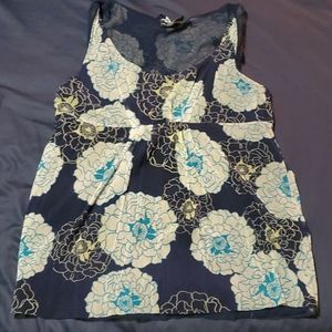 Sheer Floral Tank Top